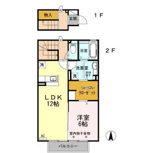 ペ ピュール【2階】の間取り