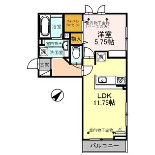 HAKUREI【2階】の間取り