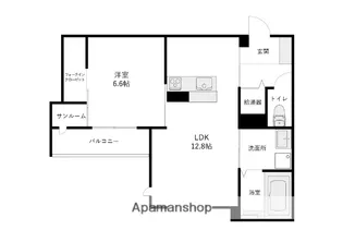 アザレア【202号室】の間取り
