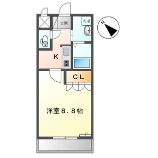 フレグランス【205号室】の間取り