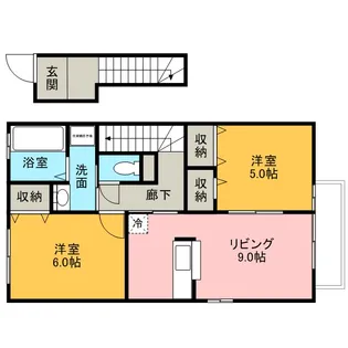 グラシュー【206号室】の間取り