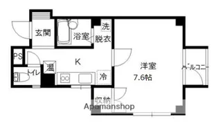 白菊町センタービル【303号室】の間取り