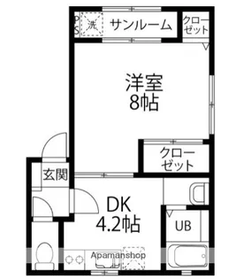 グラーツ【101号室】の間取り