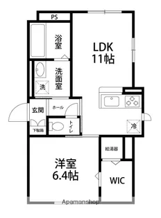 モヨ ワ ウポレ【1階】の間取り