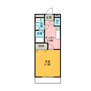 シャイン扇台【00103号室】の間取り