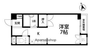 BRO.S HILL【302号室】の間取り