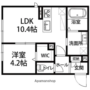 BLOOM TERRACE【201号室】の間取り
