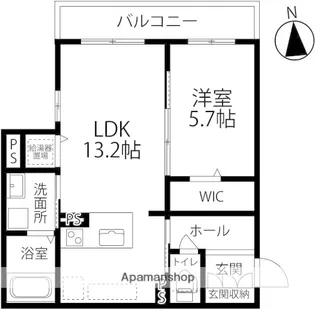 SOL(ソル)【204号室】の間取り
