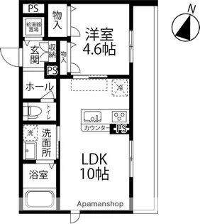 ARIETTA御経塚(アリエッタ御経塚)【103号室】の間取り
