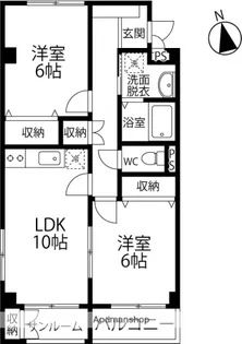 アーバンコートⅡ【111号室】の間取り