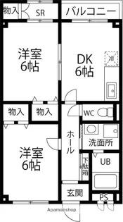 アーバンコートⅠ【302号室】の間取り