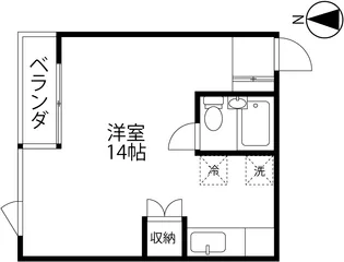 YM−Ⅱ【203号室】の間取り