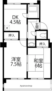 インペリアル【103号室】の間取り