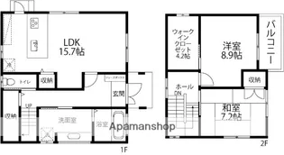 石川県金沢市糸田新町【一戸建】の間取り