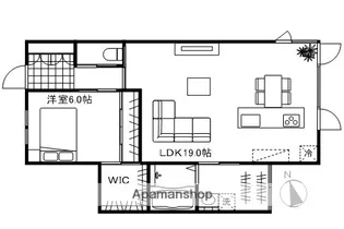 ANESIS WEST【102号室】の間取り