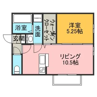 セジュール・ルーブル【1階】の間取り