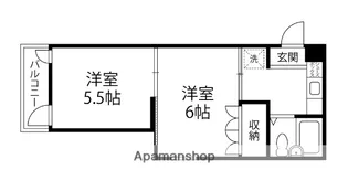 LUMINORⅡ【301号室】の間取り