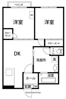 暖家Ⅱ【103号室】の間取り