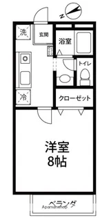 ヴェキレンテ【102号室】の間取り