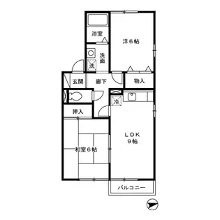 コンフォメント【203号室】の間取り