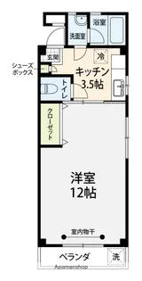 セシボン堀内Ⅱ【1階】の間取り