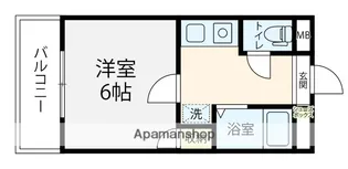 1Kの間取り画像
