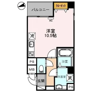 プレジデンス白銀【7階】の間取り