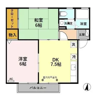 リジエール【2階】の間取り