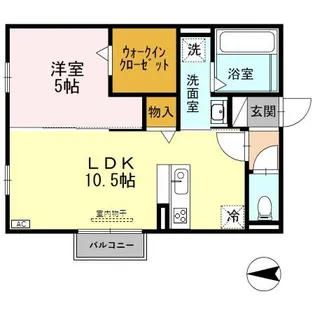 LOHAS(ロハス)【1階】の間取り