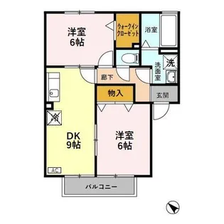 パストラル A【2階】の間取り