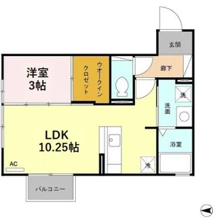 アルト シャン【203号室】の間取り