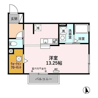 ビオーラ【1階】の間取り