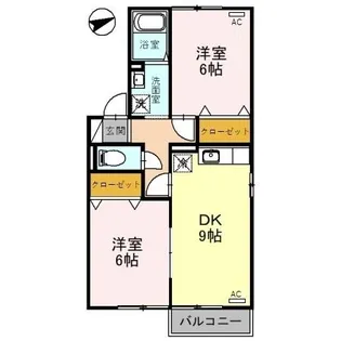 プリムローズ【2階】の間取り