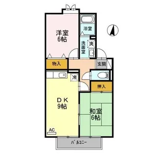 イーハトーヴⅡ【1階】の間取り