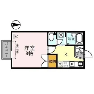 ワンズ20 A棟【203号室】の間取り