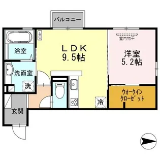 アルカディア【2階】の間取り