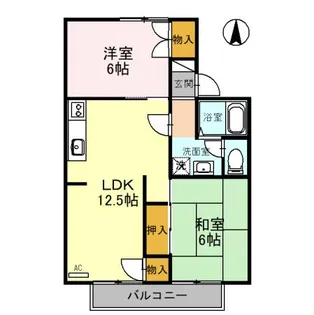 セラヴィ高尾台A【2階】の間取り