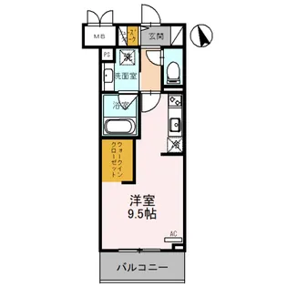 Dーレジデンス椿・幸町【2階】の間取り