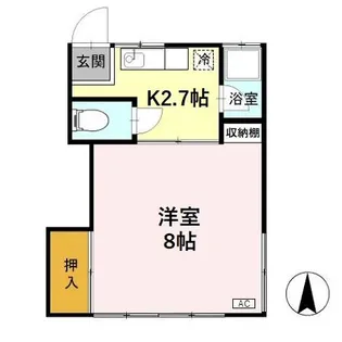 久喜ハイツ【101号室】の間取り