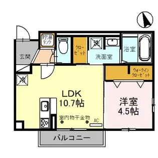 カルムST【3階】の間取り