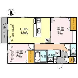グレイシス【3階】の間取り