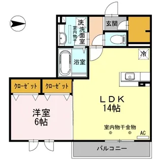 ブリジャール【2階】の間取り