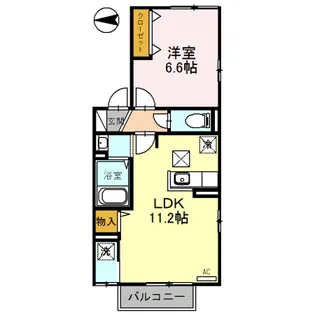 グラッド・S【1階】の間取り