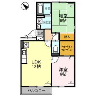 ジョルナーレ小立野 C【2階】の間取り