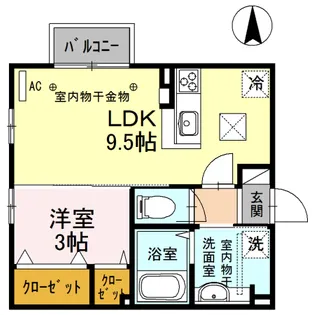 K&K【1階】の間取り