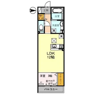 アミル【1階】の間取り