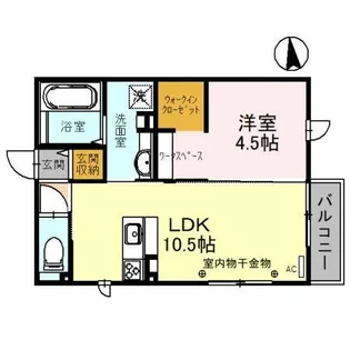 ポングル【2階】の間取り