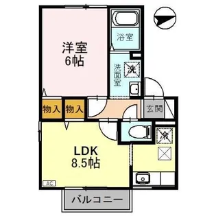 沙羅の木【1階】の間取り