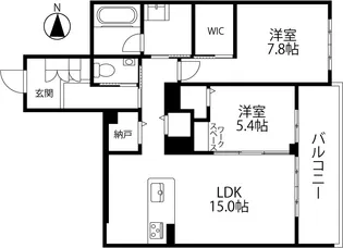 リノア泉が丘【1階】の間取り