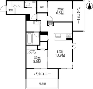 リノア泉が丘【1階】の間取り